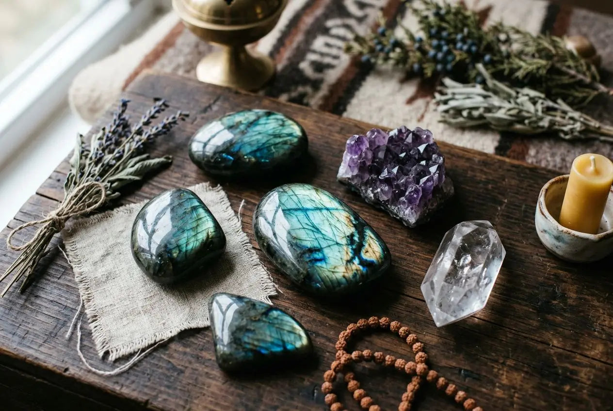 Comment associer la labradorite en lithothérapie : guide des combinaisons