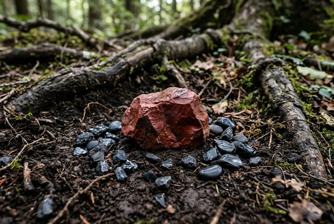 Lithothérapie et pierres du chakra racine : guide d'ancrage