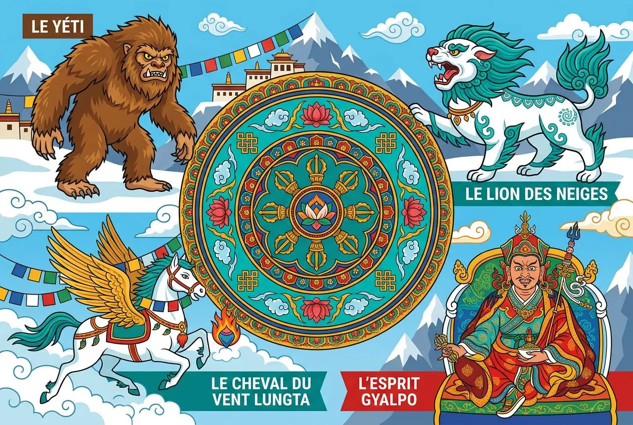 Légendes tibétaines et népalaises : mythes du bouddhisme