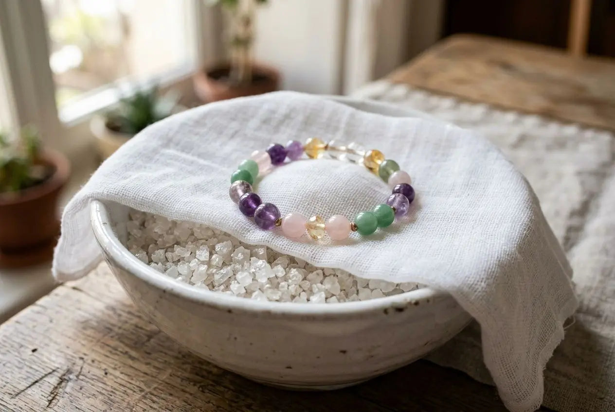 Comment purifier un bracelet en pierre naturelle facilement