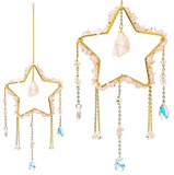 Attrape-Soleil Étoile en Quartz Rose - Univers tibet