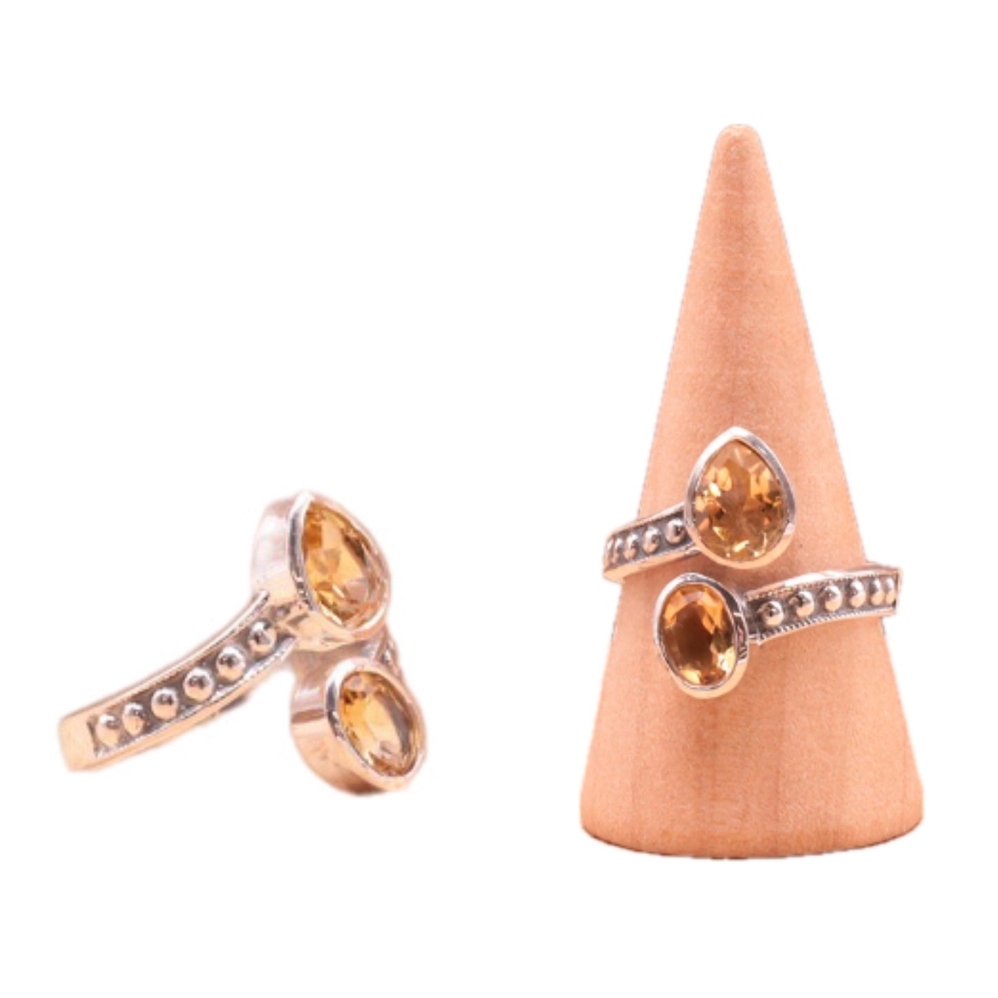 Sonnenring – Citrin und Sterlingsilber 925 – Tibetwelt