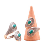 Bague Souffle d’Azur – Turquoise & Argent 925 - univers tibet