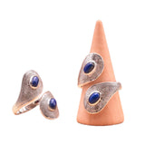 Bague Voile d’Orient – Lapis Lazuli & Argent 925 - univers tibet