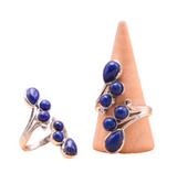 Ring, Weisheits-Anhänger mit Lapislazuli und 925er Silber – Wahrheit & Bewusstsein – Tibetwelt