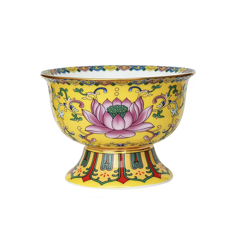 Buddhistischer Gebetsbecher, Lotus-Sakral