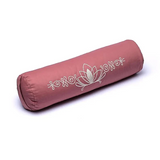 Bolster de Yoga Lotus Rose coton bio - univers tibet