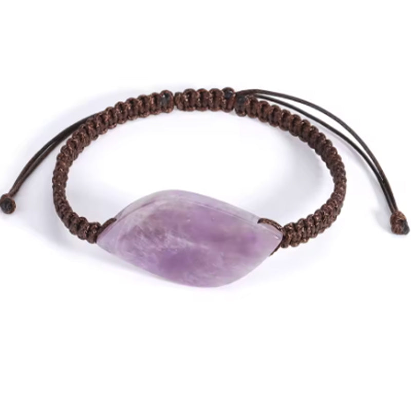 Spiritueller Armband - Weisheit des Amethyst - Tibetwelt - Verstellbar