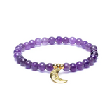 Bracelet Améthyste - Intuition Lunaire - Univers Tibet