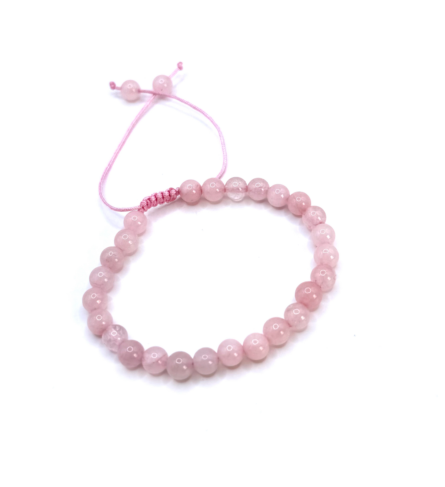Armband Liebe & Sanftheit - Verstellbar aus Rosenquarz - Tibetwelt
