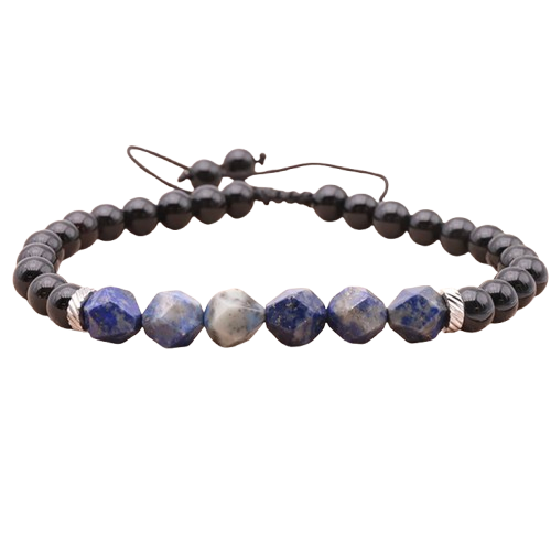 Armband Astra – Onyx & Lapis-Lazuli - Tibetwelt