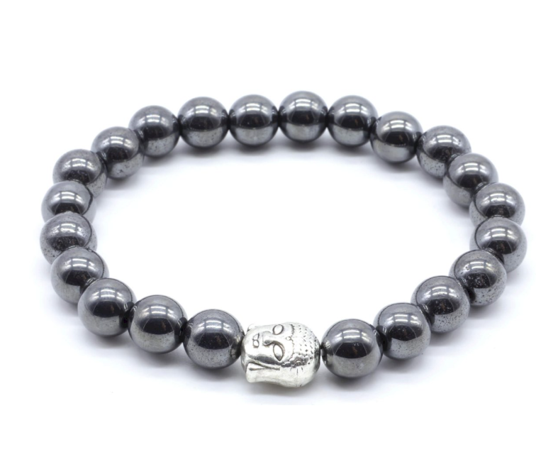 Hématite-Buddha-Armreif - Tibetwelt