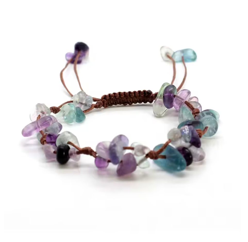 Bracelet Clarté de l’Esprit en Fluorite - univers tibet