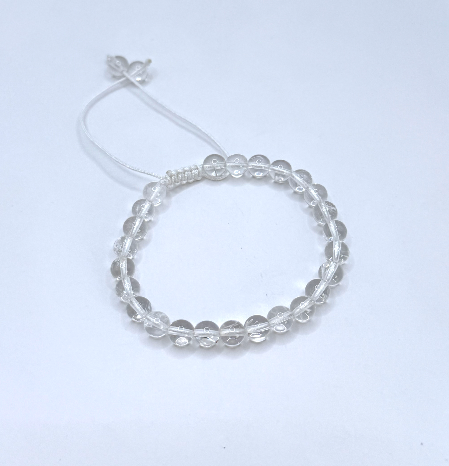 Armband Klarheit & Energie - Verstellbar mit Rosenquarz - Tibetwelt