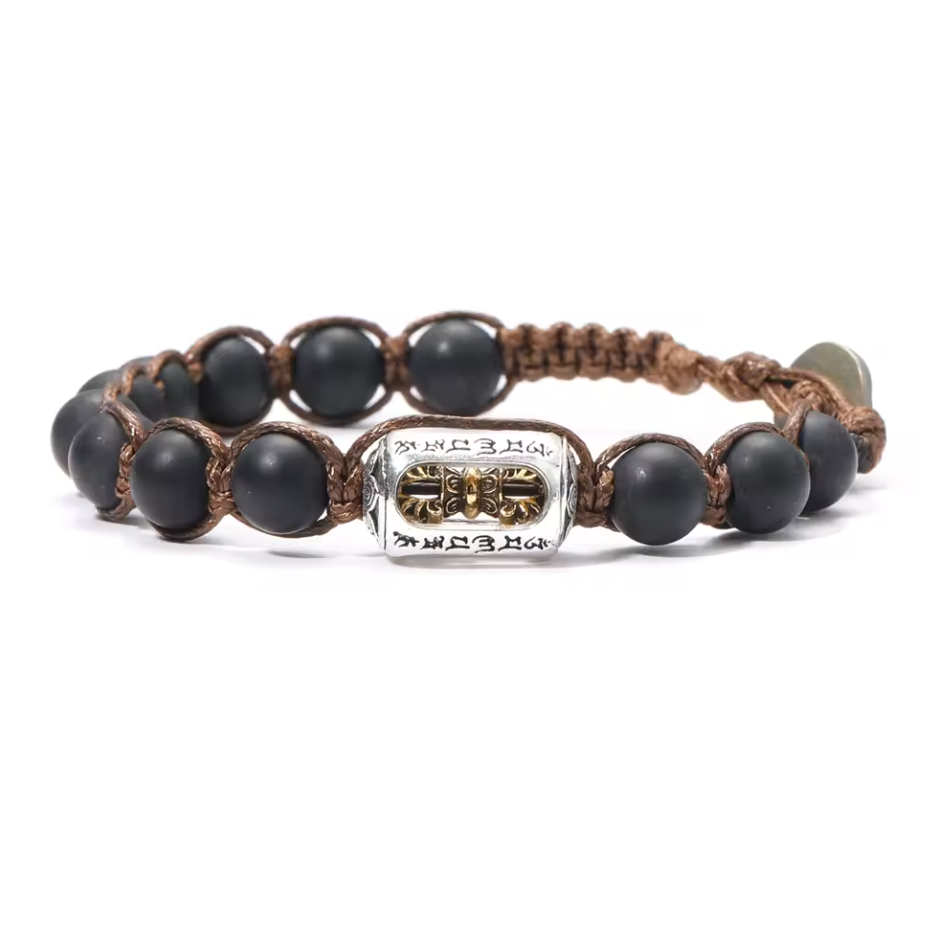 Armband Dorje zum Schutz mit schwarzem Turmalin - Tibetwelt