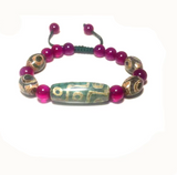 Bracelet Dzi 9 yeux Porte-Bonheur - Univers Tibet