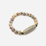 Bracelet Dzi 9 Yeux Prospérité - Univers Tibet