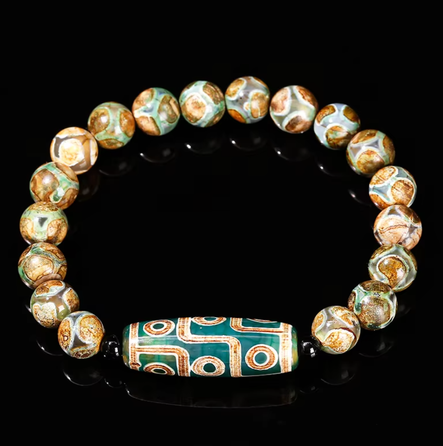 Armband Dzi mit 9 Augen – Tibetwelt