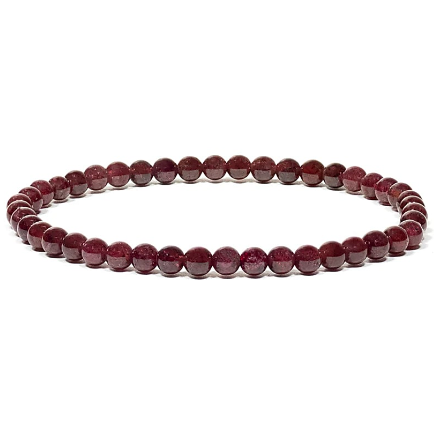 Armband aus natürlichem Granat – Lebensenergie – Tibetwelt
