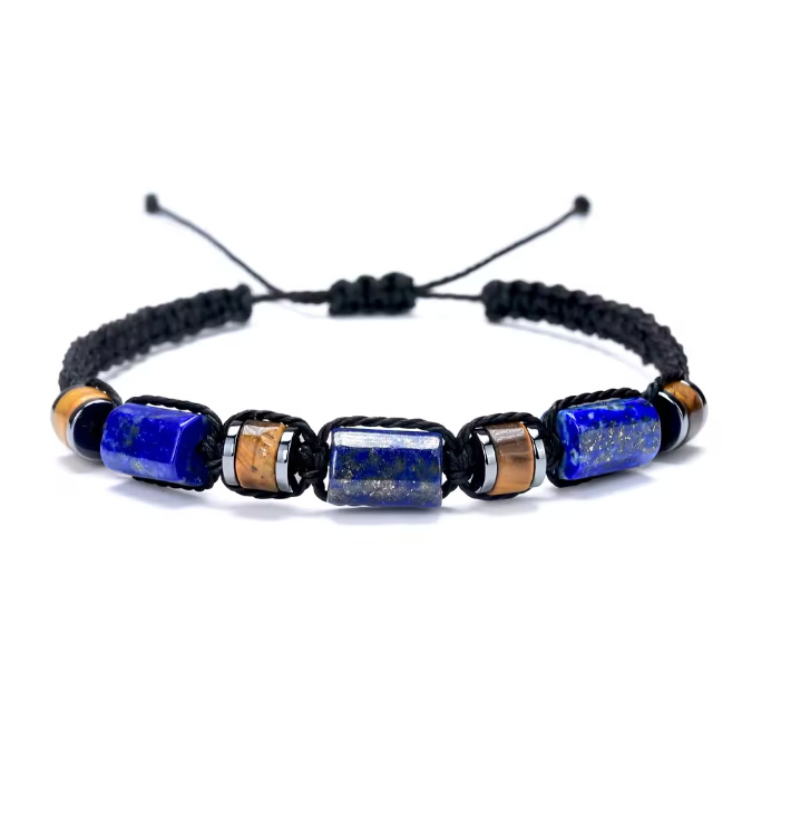 Armband für innere Ruhe und Schutz, Lapislazuli, Tibetwelt