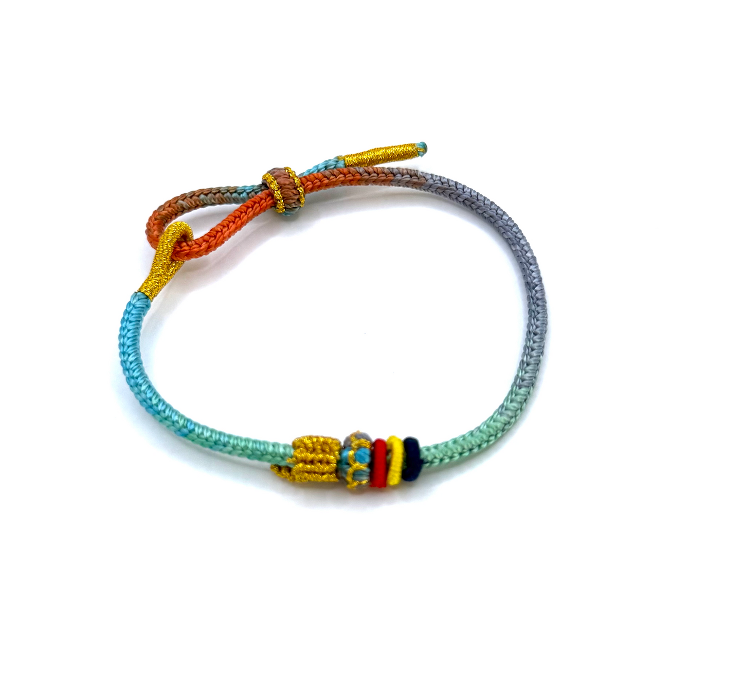 Tibetan Glücksbringer Armband – Blaues Segensband - Tibetwelt