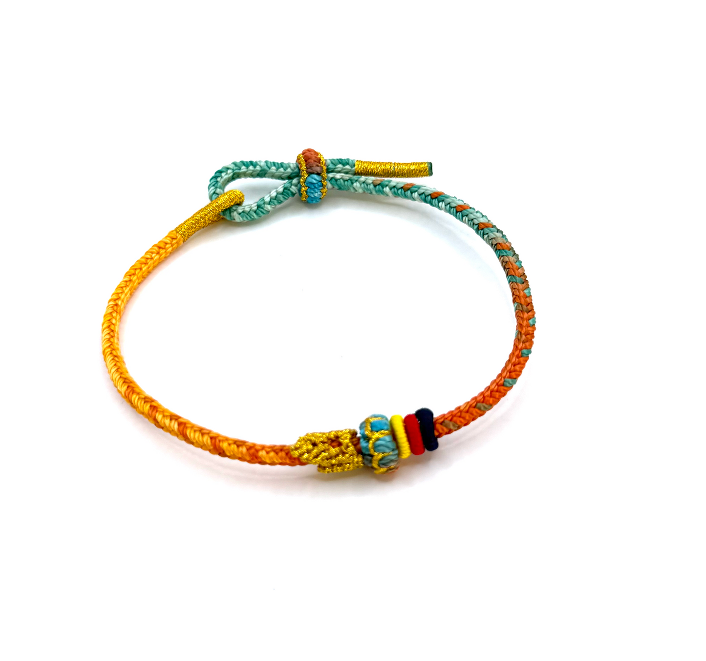 Tibetan Glücksbringer Armband – Gelbes Segensband – Tibetwelt