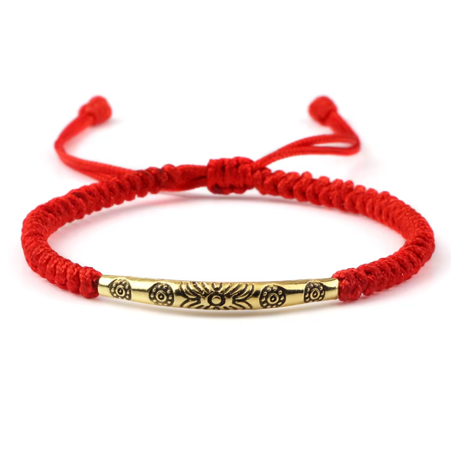 Tibetan Buddhist Woven Bracelet - Tibetwelt