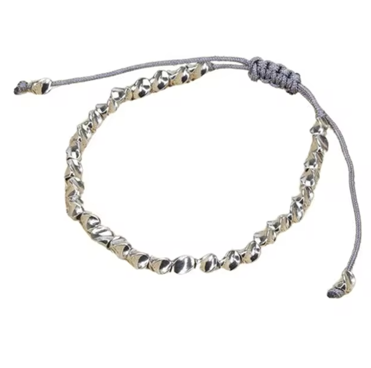 Tibetanisches Armband Harmonie und Schutz, Silberperlen - Tibetwelt