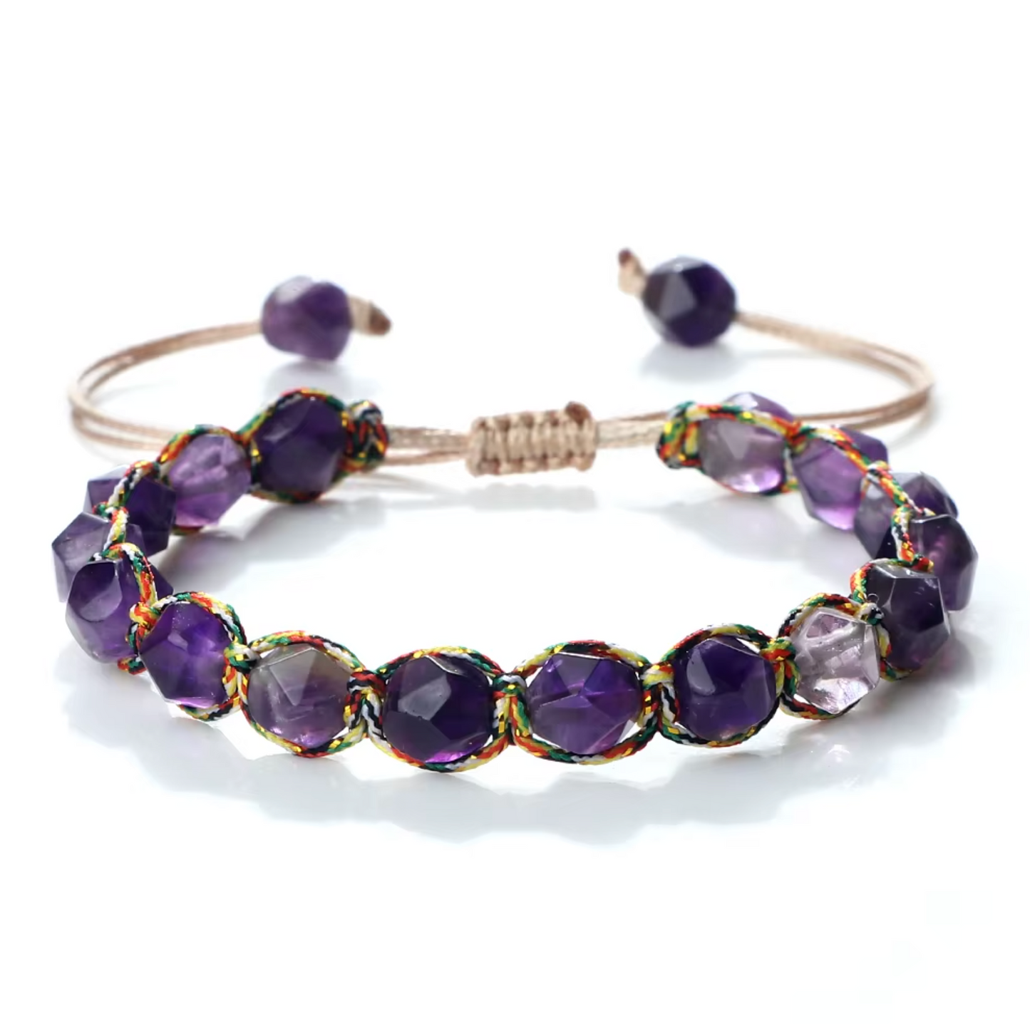 Tibetanischer Amethyst-Armreif - Tibetwelt