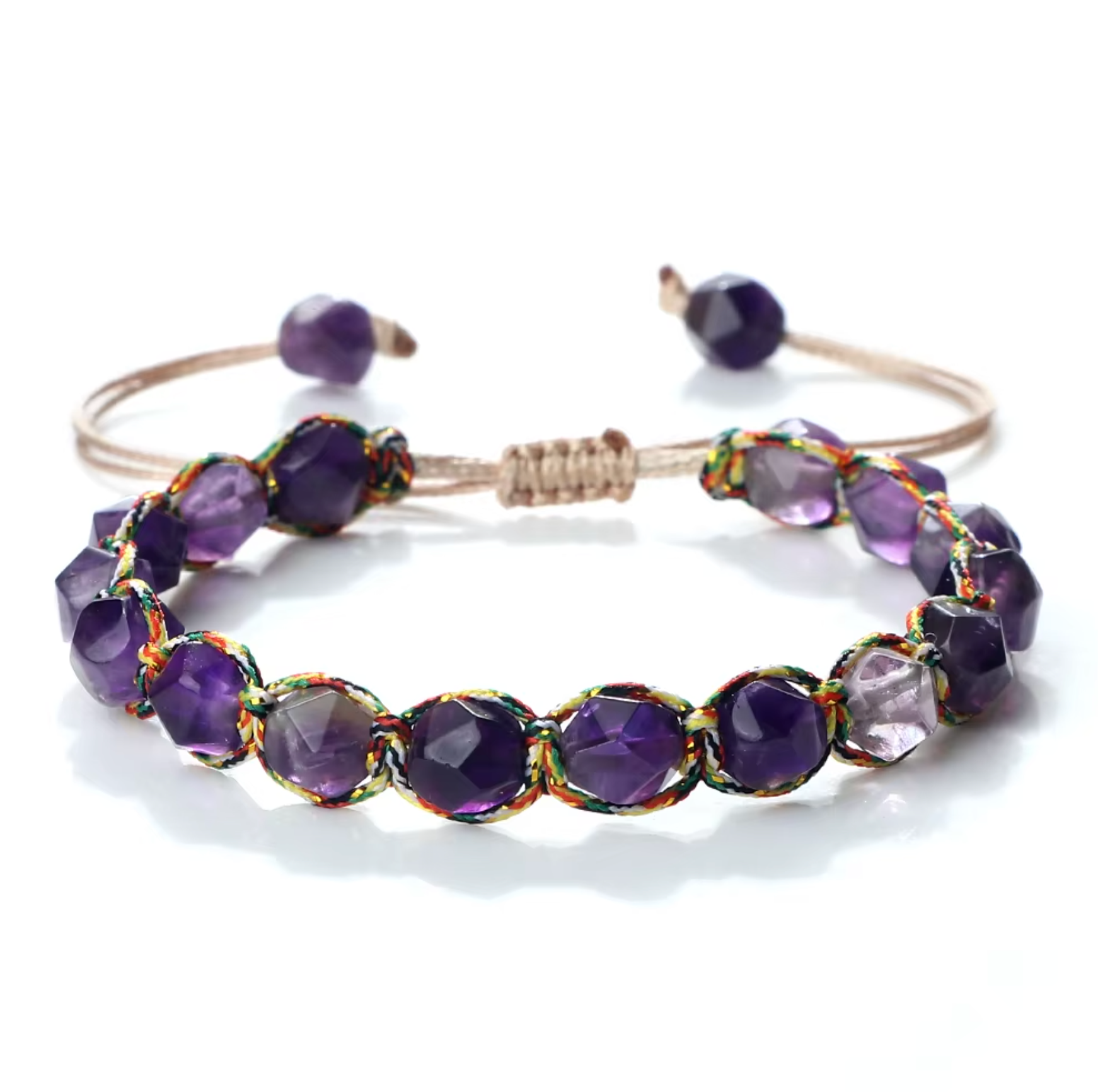 Tibetanischer Amethyst-Armreif - Tibetwelt