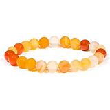 Bracelet Tibétain Éclat de Vie – Cornaline Naturelle - Univers Tibet