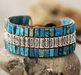 Bracelet Tibétain de Sagesse Turquoise - Univers Tibet