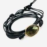Armband - Labradorit - Braun - Tibetwelt