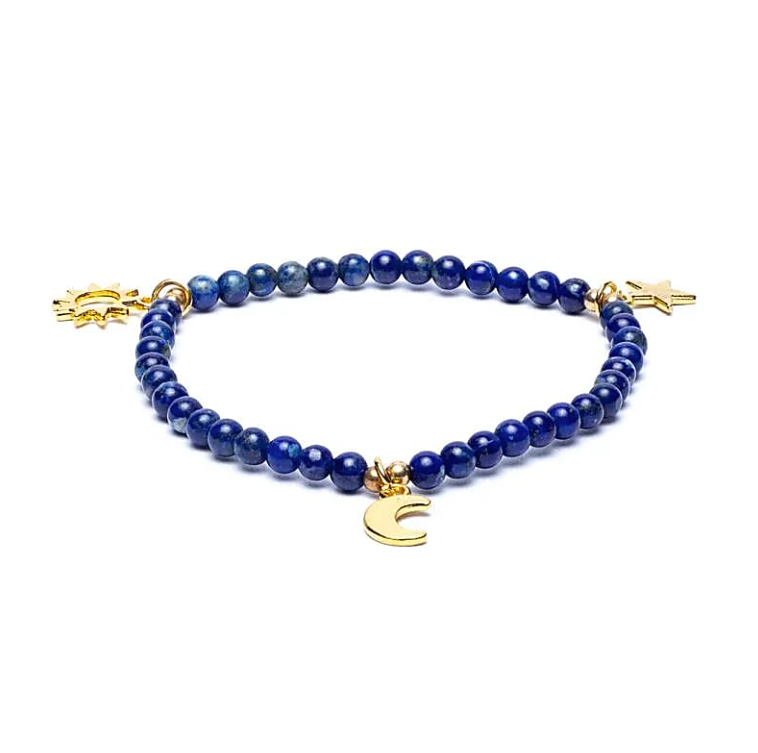 Armband aus Lapislazuli, Sonnensystem - Tibetwelt