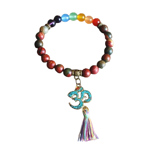 Armband 7 Chakren Om - Tibetwelt