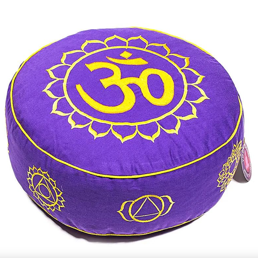Kissen zur Chakren- und Om-Meditation - Tibetwelt