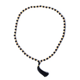 Pfirsich-Mondstein Rudraksha Mala