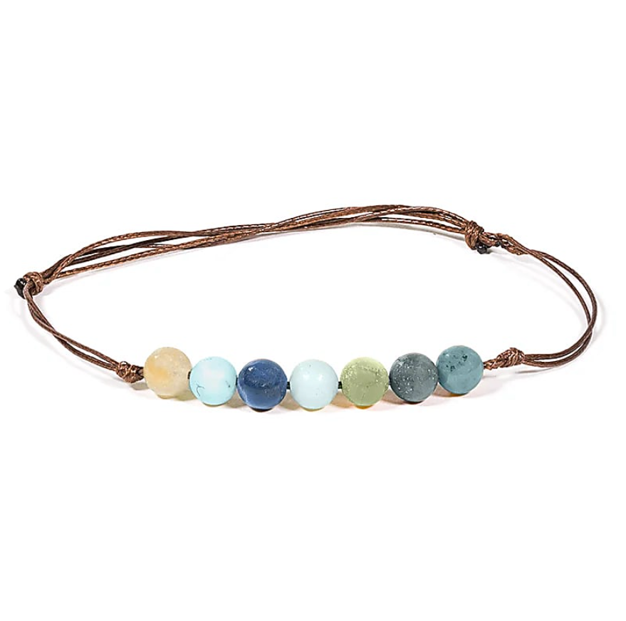 Armband aus Amazonit, verstellbar - Tibetwelt