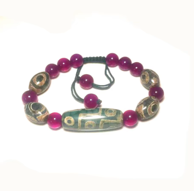 Dzi-Armband 9 Glücksaugen