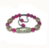 Dzi-Armband 9 Glücksaugen