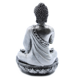 Anjali Mudra Buddha-Statue mit Kerzenhalter