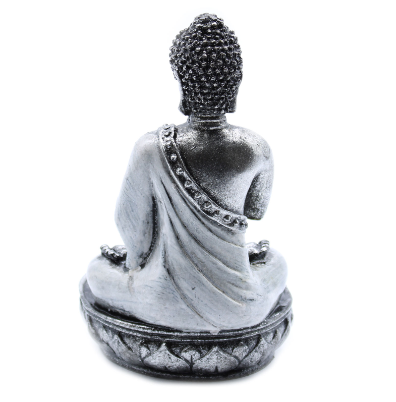 Anjali Mudra Buddha-Statue mit Kerzenhalter