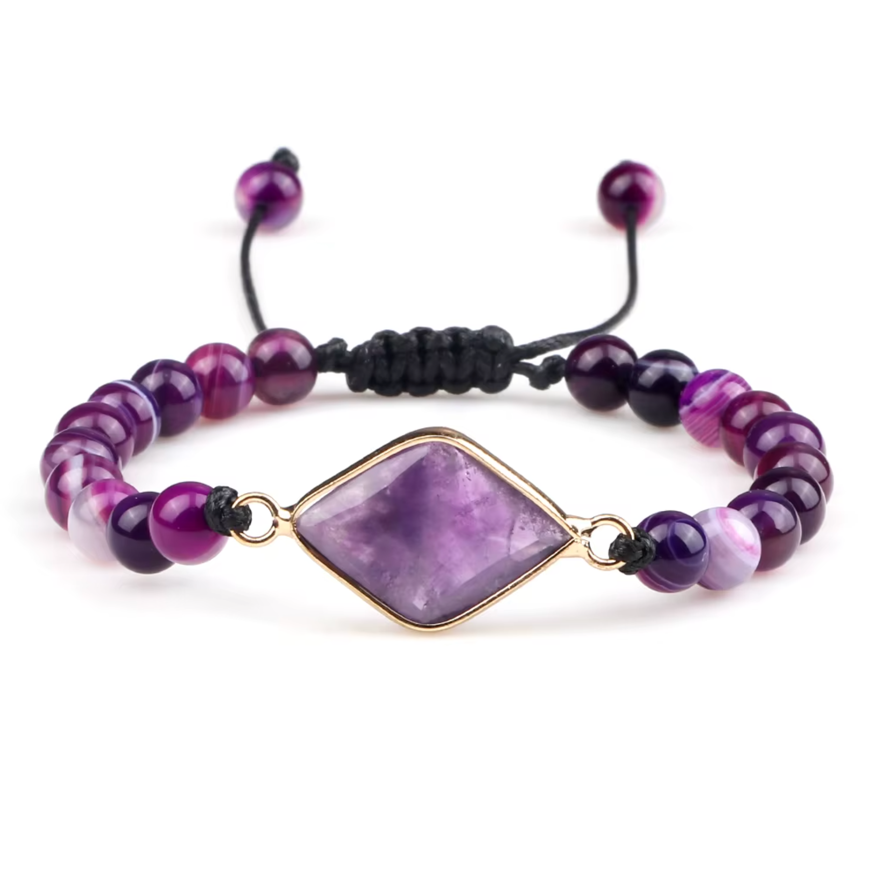 Amethystperlenarmband