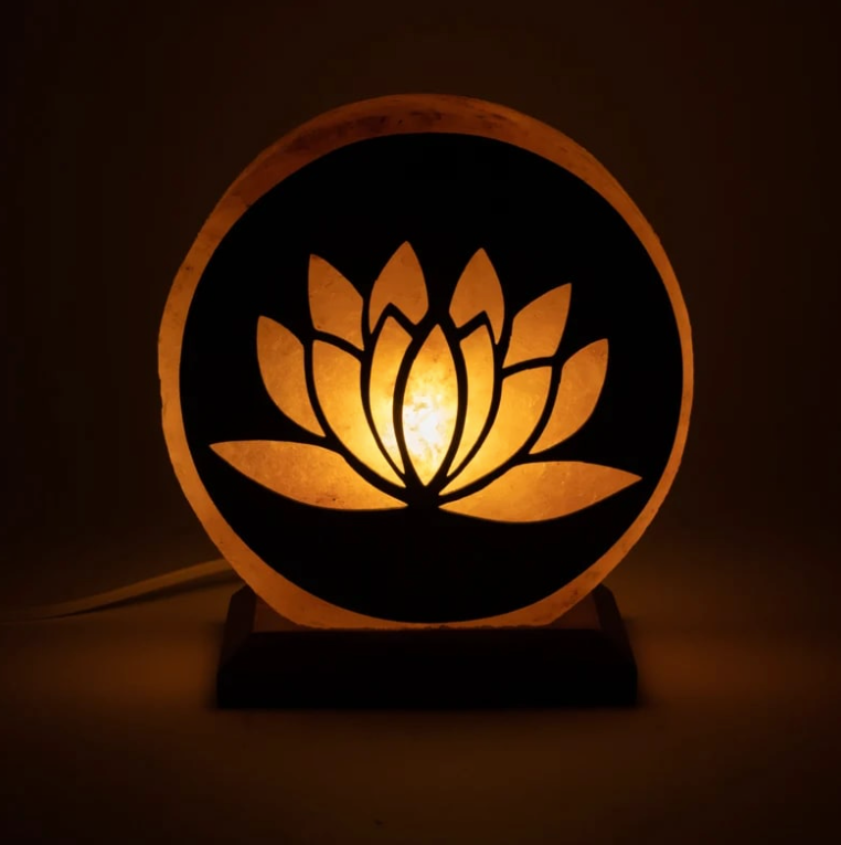 Lotusblumen-Salzlampe – 5000 g – LED