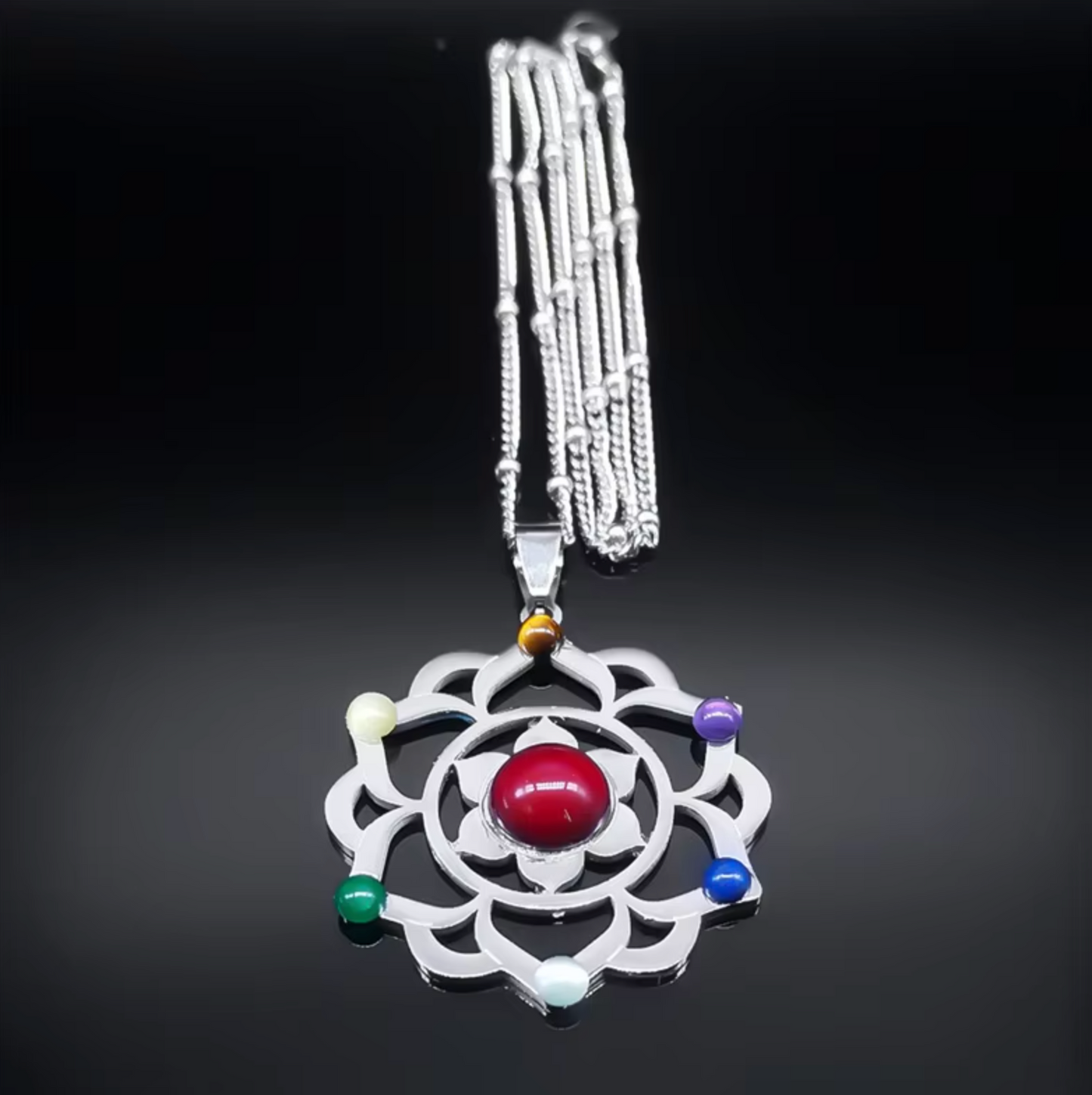 Anhänger „Blume des Lebens“ für 7 Chakras