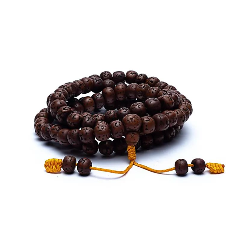 Mala Rudraksha 108 Polierte Körner