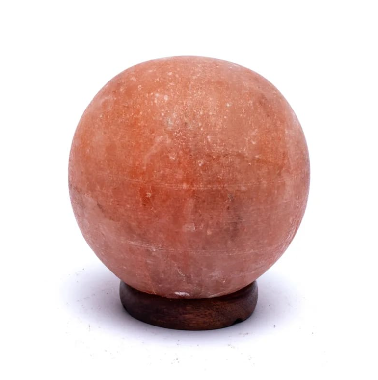 Orangefarbene Salzkugellampe – 4000 g – LED