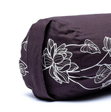 Yoga-Bolster aus Bio-Baumwolle mit Blumenmuster
