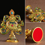 Shakyamuni-Buddha-Statue mit Bodhi-Baum