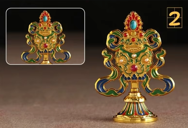 8 glückverheißende heilige tibetische Symbole